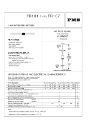 Datasheet FR102 manufacturer Formosa